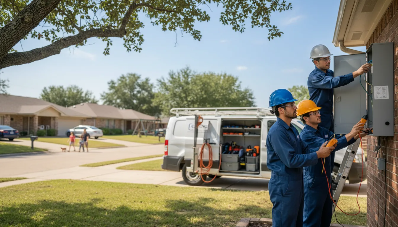 Certified electrician providing emergency electrical services in Sussex, VA